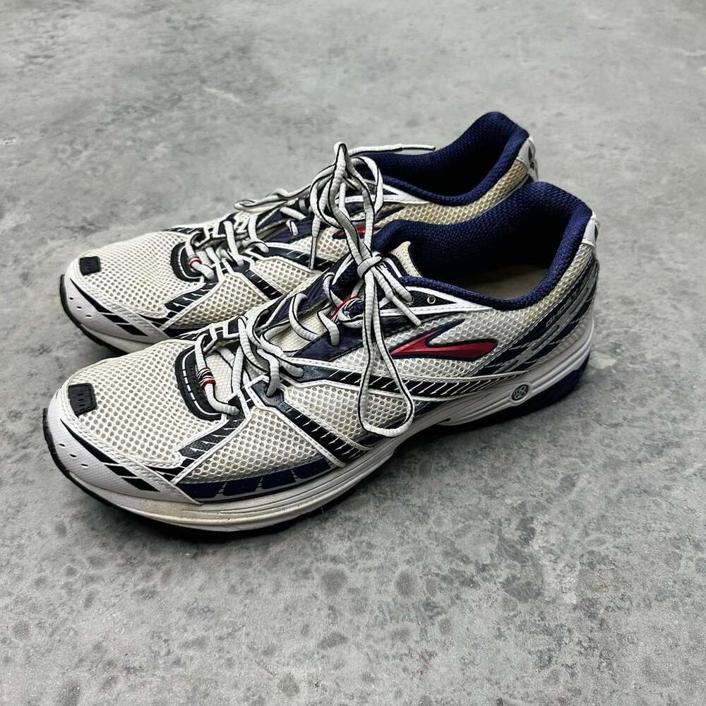 Vintage Brooks Ghost 2 Running Shoes - White/Blue - Size 13